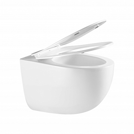 Подвесной унитаз безободковый Terminus Енисей Монолит 560х390 белый Зеленогорск - фото 7