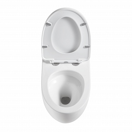 Подвесной унитаз безободковый Terminus Енисей Монолит 560х390 белый Зеленогорск - фото 3